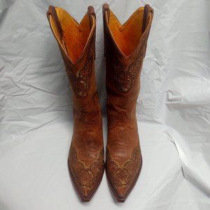 Women's Old Gringo Embroidered Viridiana Cowboy Boots (7.5B)